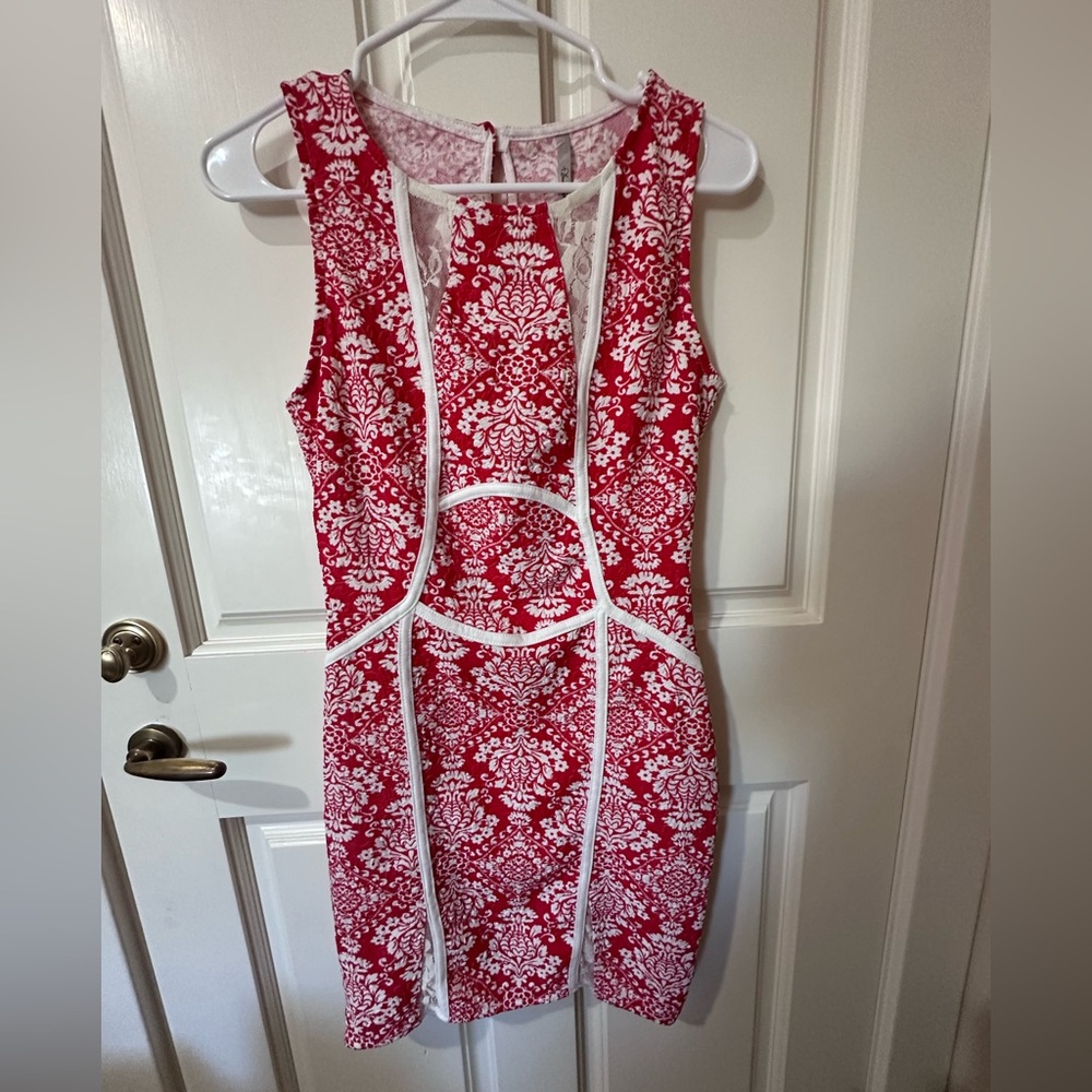 FLAMINGO Bodycon Dress Sleeveless Sheath Summer XS
